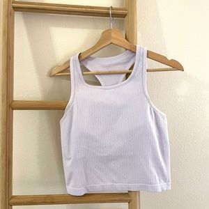 Ebb to Street Cropped Racerback Tank Top